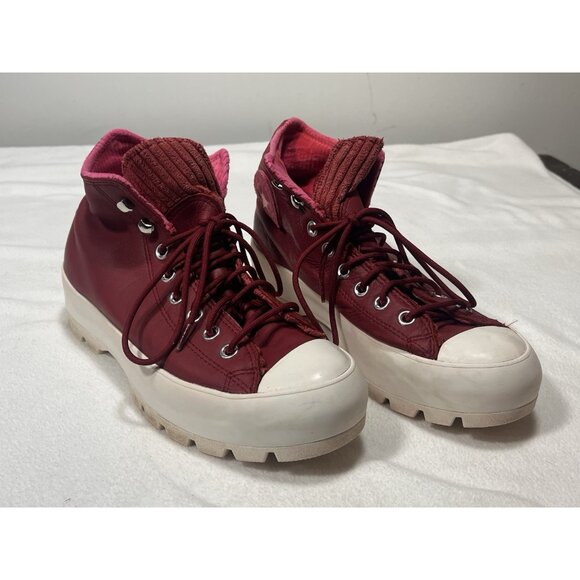 Converse All Star Women’s Gore-Tex Leather Lugged Platform Boots US 10 - Picture 1 of 14